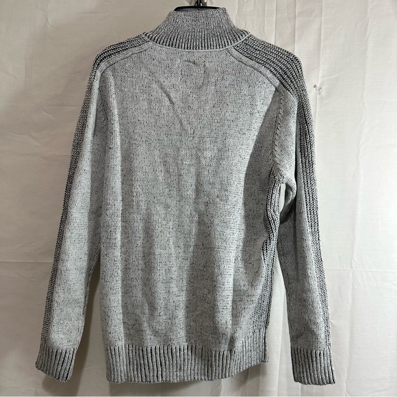 XRay Jeans Mens High Neck Quarter Zip Long Sleeve Sweater Small - Picture 7 of 7